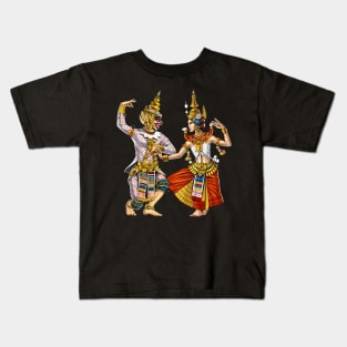 Cambodian Khmer Apsara Dance Kids T-Shirt